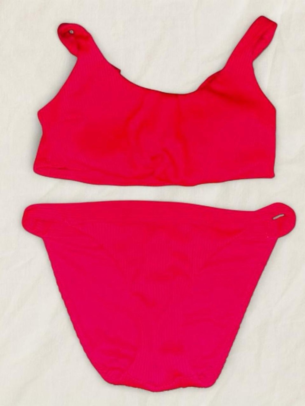 Hollister Neon Pink Swim Top and Bottoms